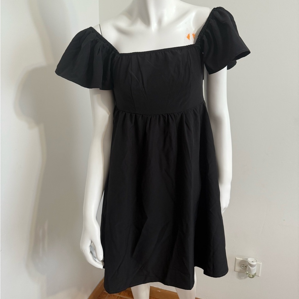 women's midi dress, size S, black